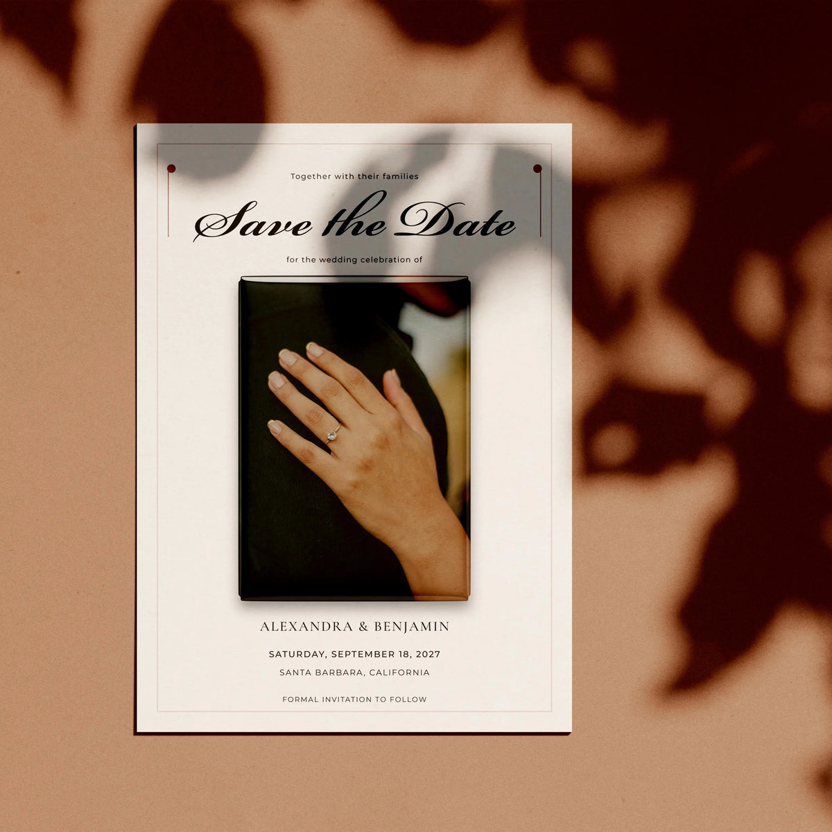 Save the Date Magnets with 5 x 7 Cards