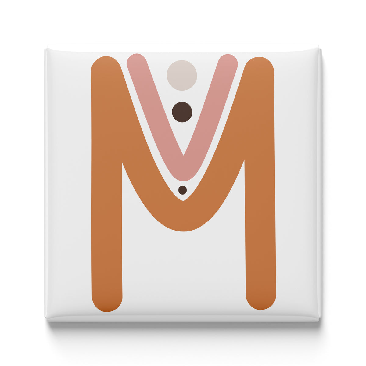 Boho Alphabet Magnet – M