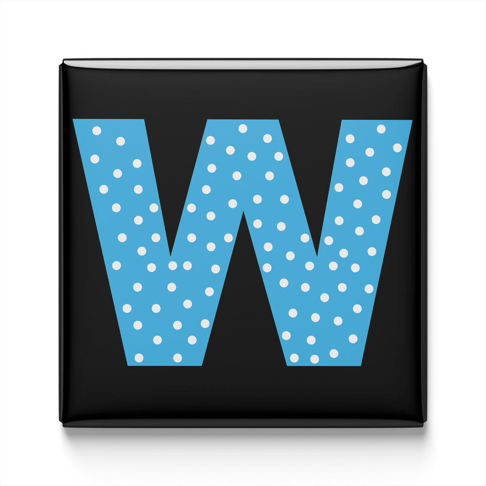 Colorful Alphabet Magnet – W