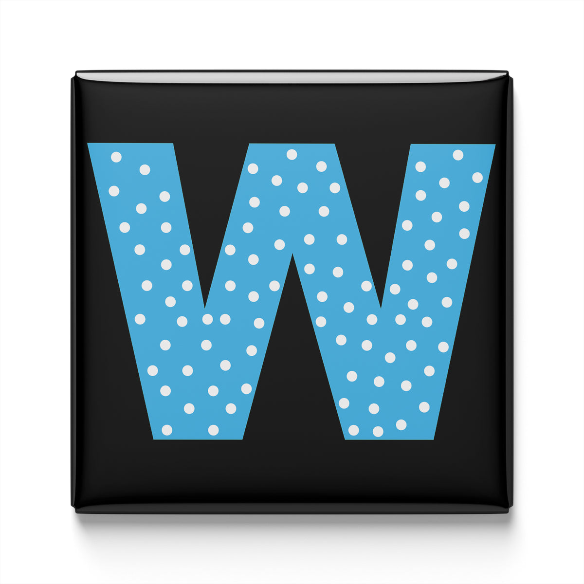 Colorful Alphabet Magnet – W