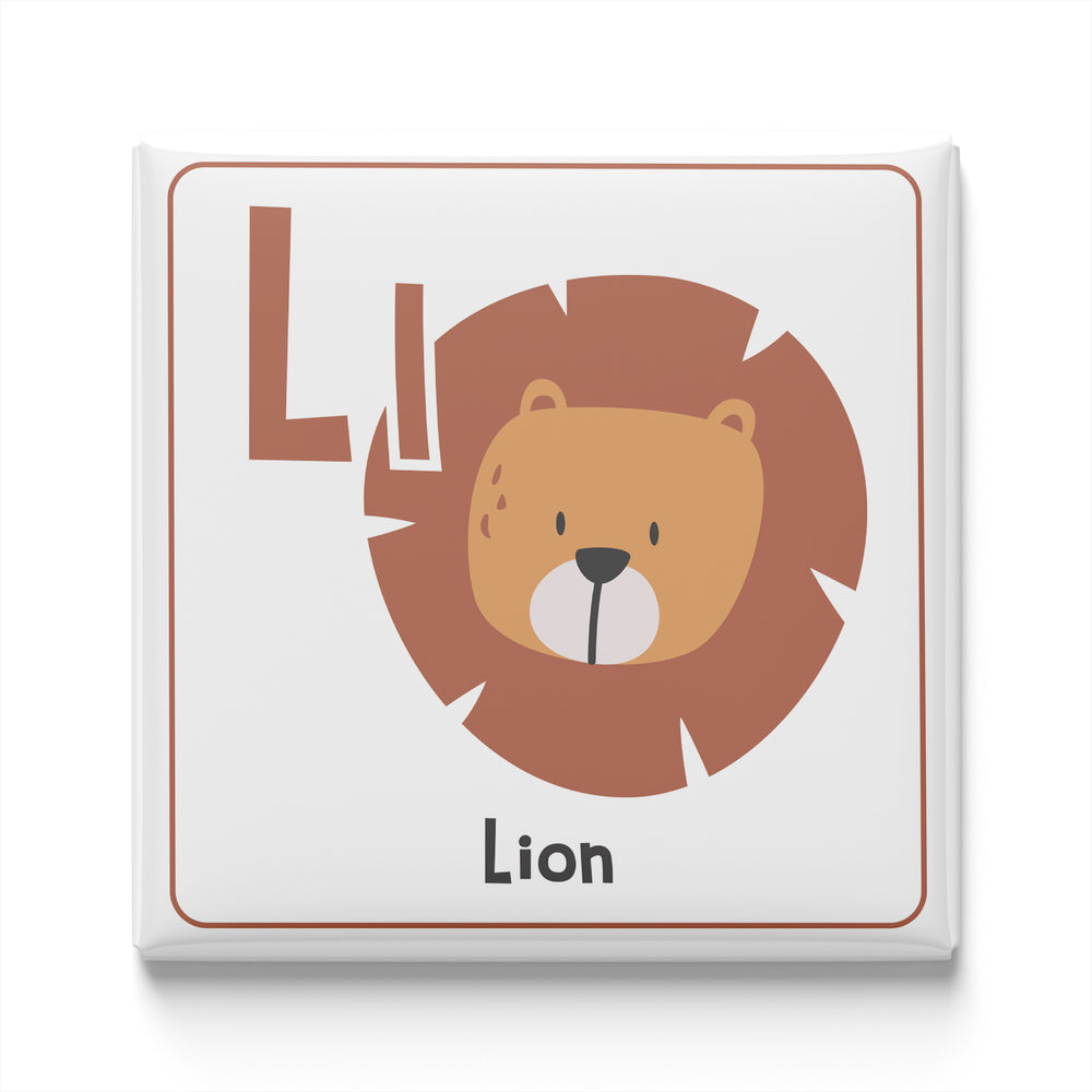 Animal Alphabet Magnet – L