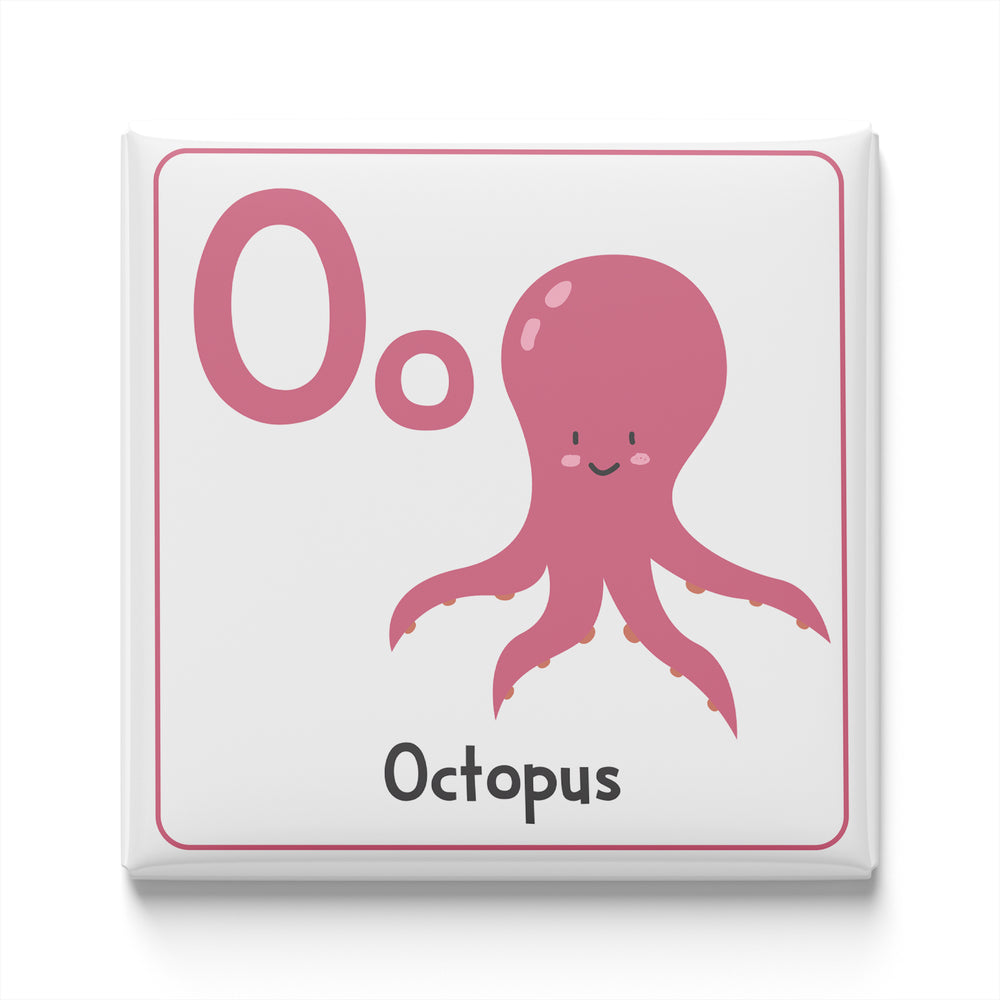 Animal Alphabet Magnet – O