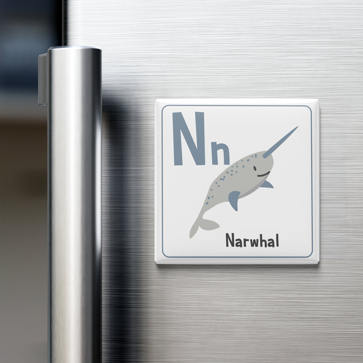 Animal Alphabet Magnet – N