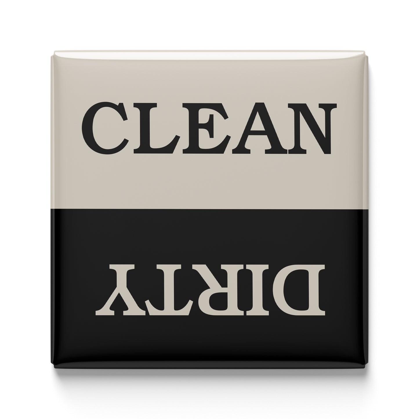 BLACK & TAN DISHWASHER MAGNET