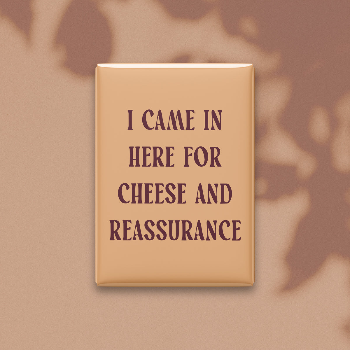 I Came in Here for Cheese and Reassurance Magnet