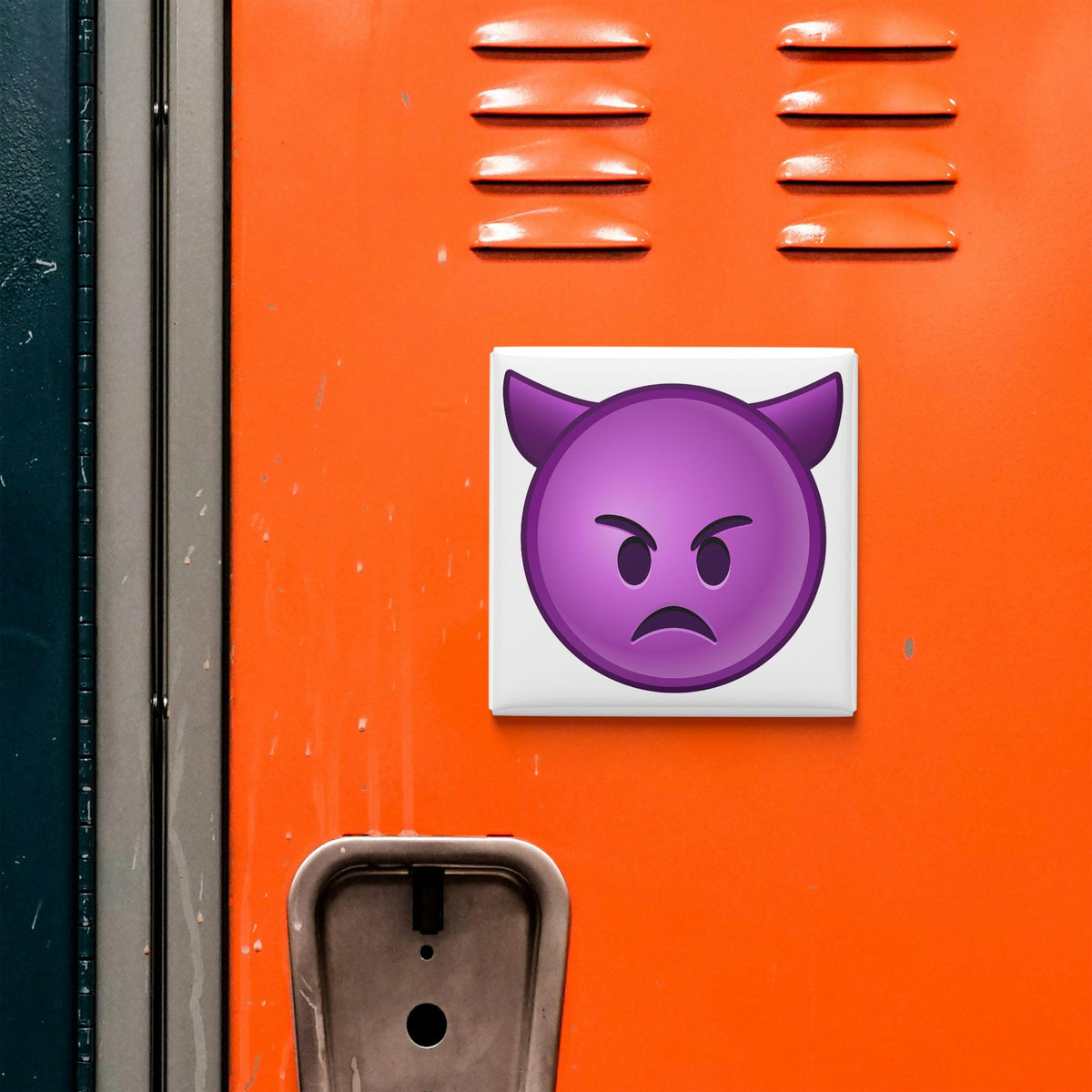 Angry Face With Horns Emoji Magnet