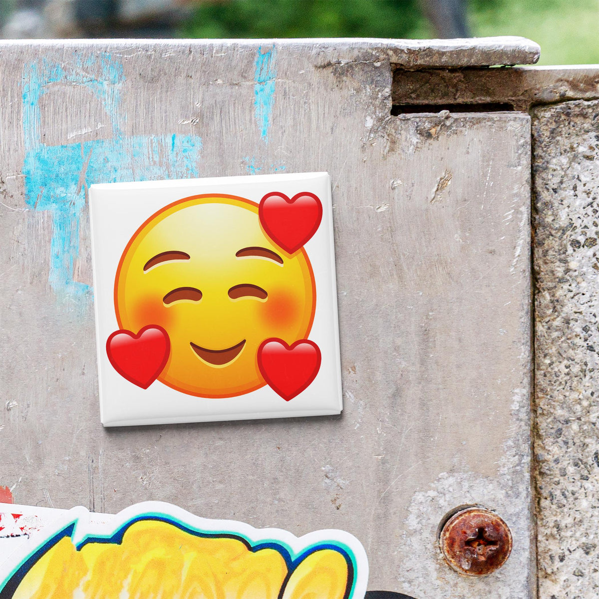 Smiling Face With Hearts Emoji Magnet
