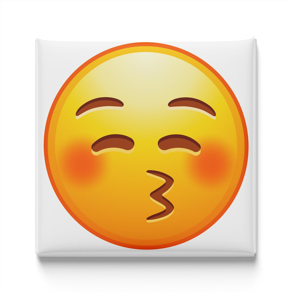 Kissing Face With Closed Eyes Emoji Magnet