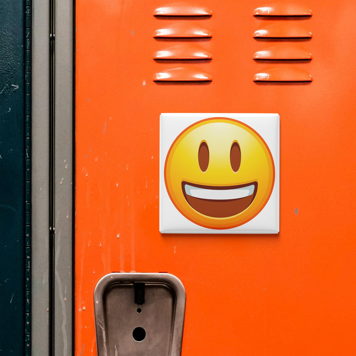 Grinning Face With Big Eyes Emoji Magnet