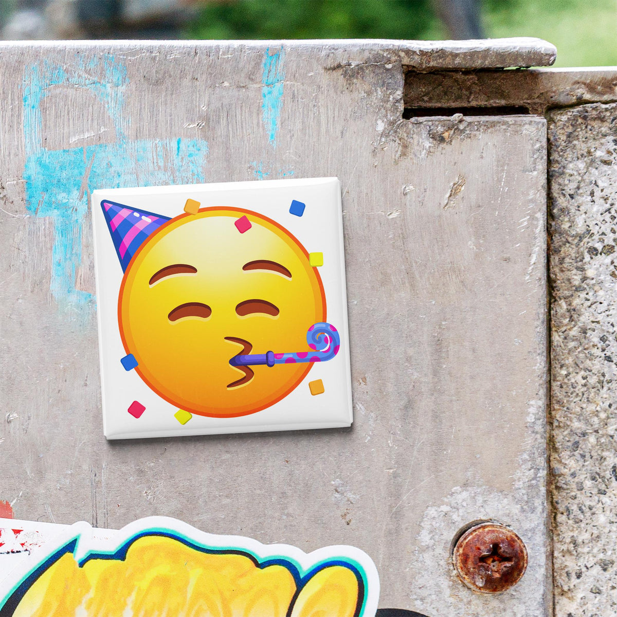 Party Face Emoji Magnet