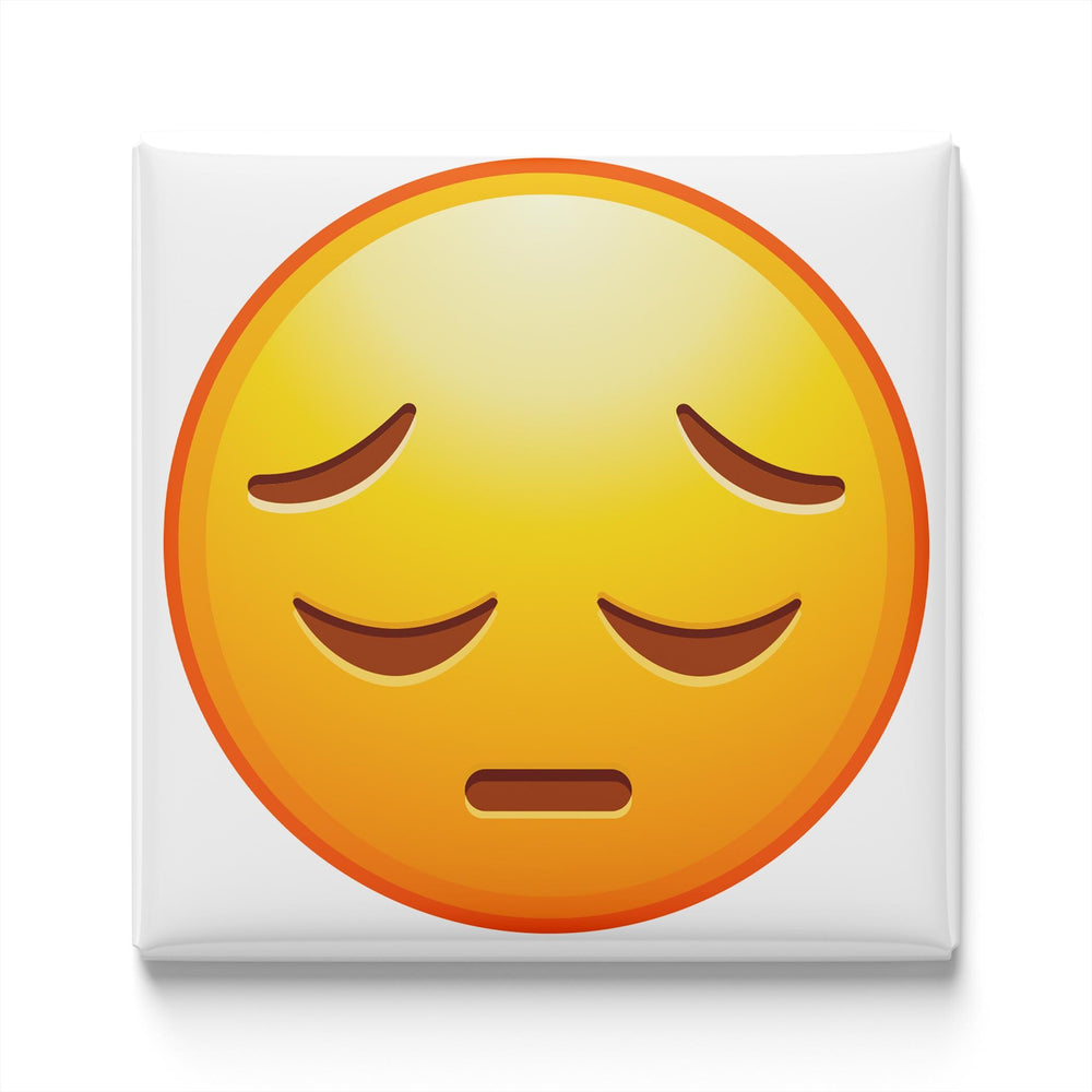 Sad Pensive Face Emoji Magnet