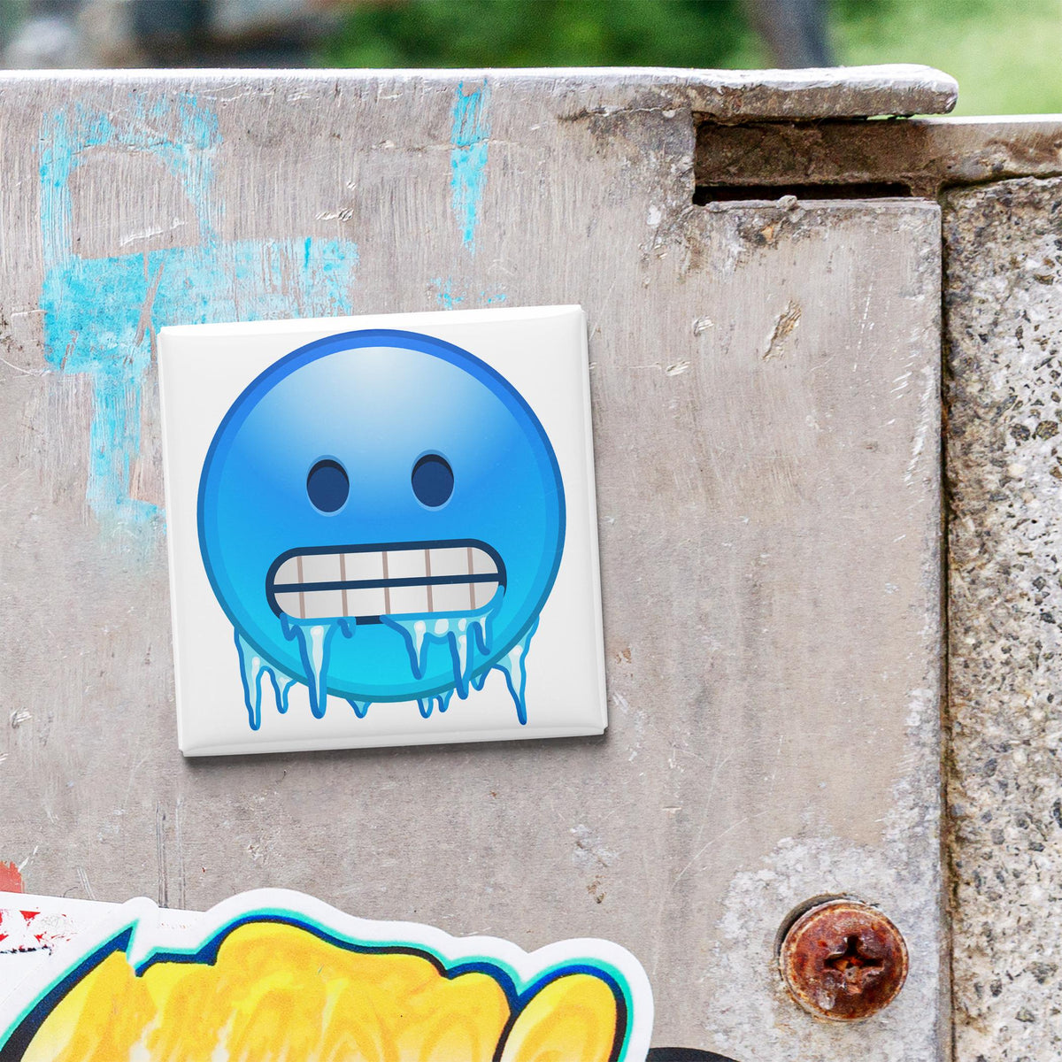 Cold Face Emoji Magnet