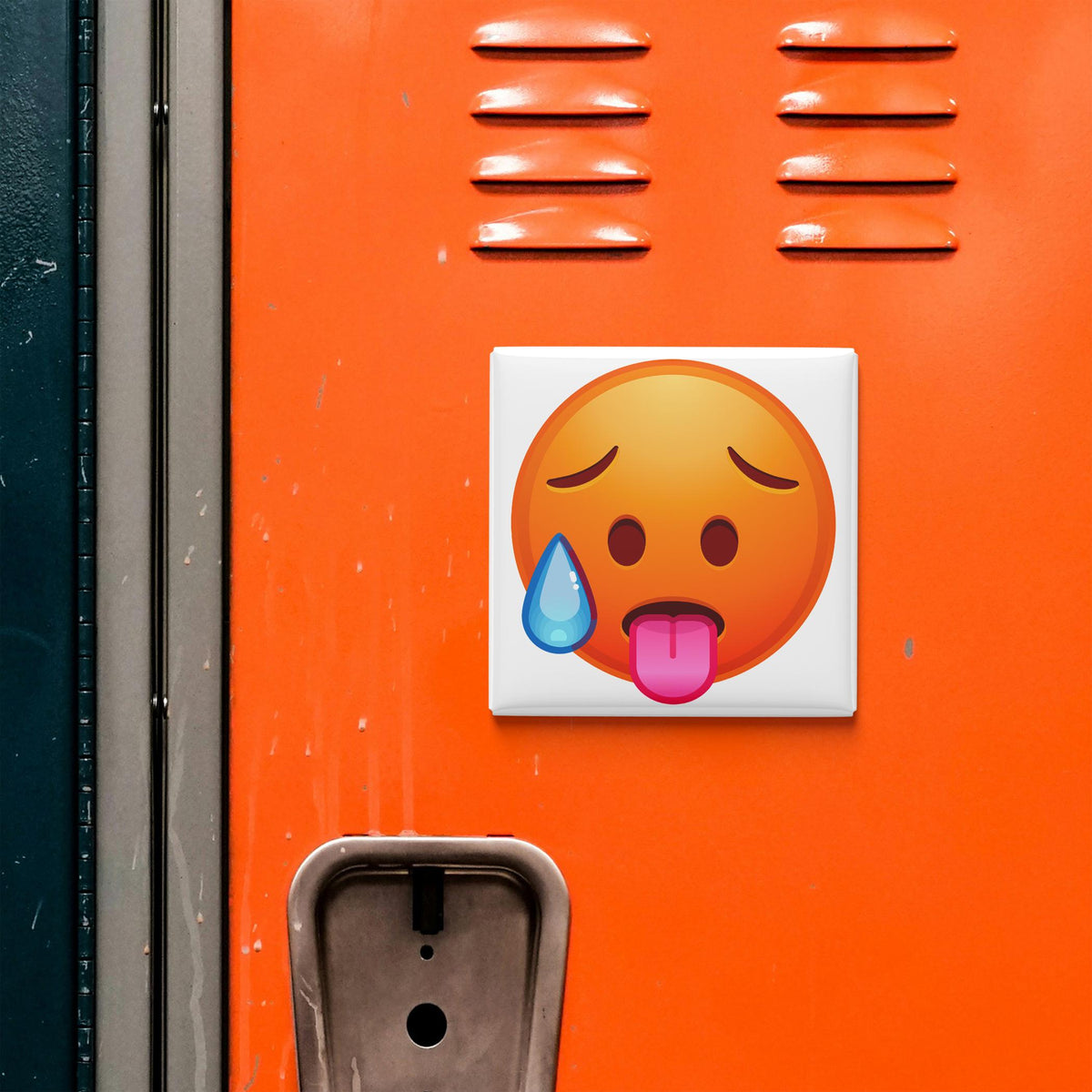 Hot Face Emoji Magnet