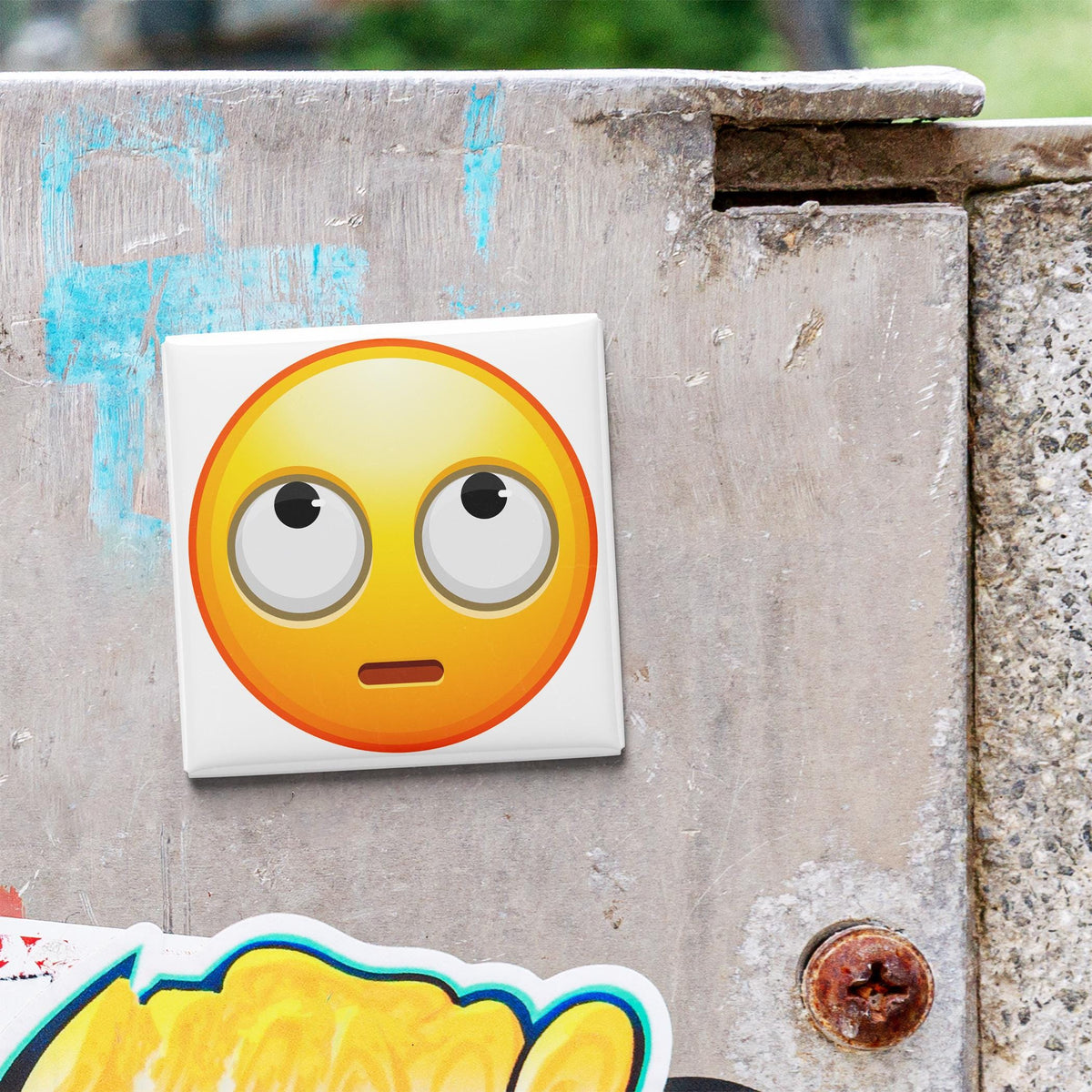 Face With Rolling Eyes Emoji Magnet