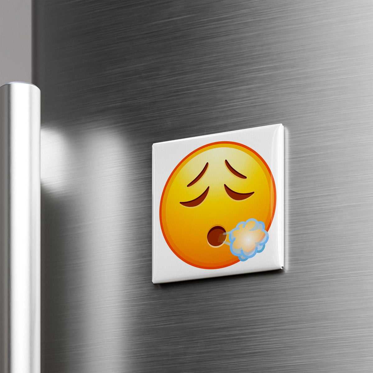 Exhaling Face Emoji Magnet