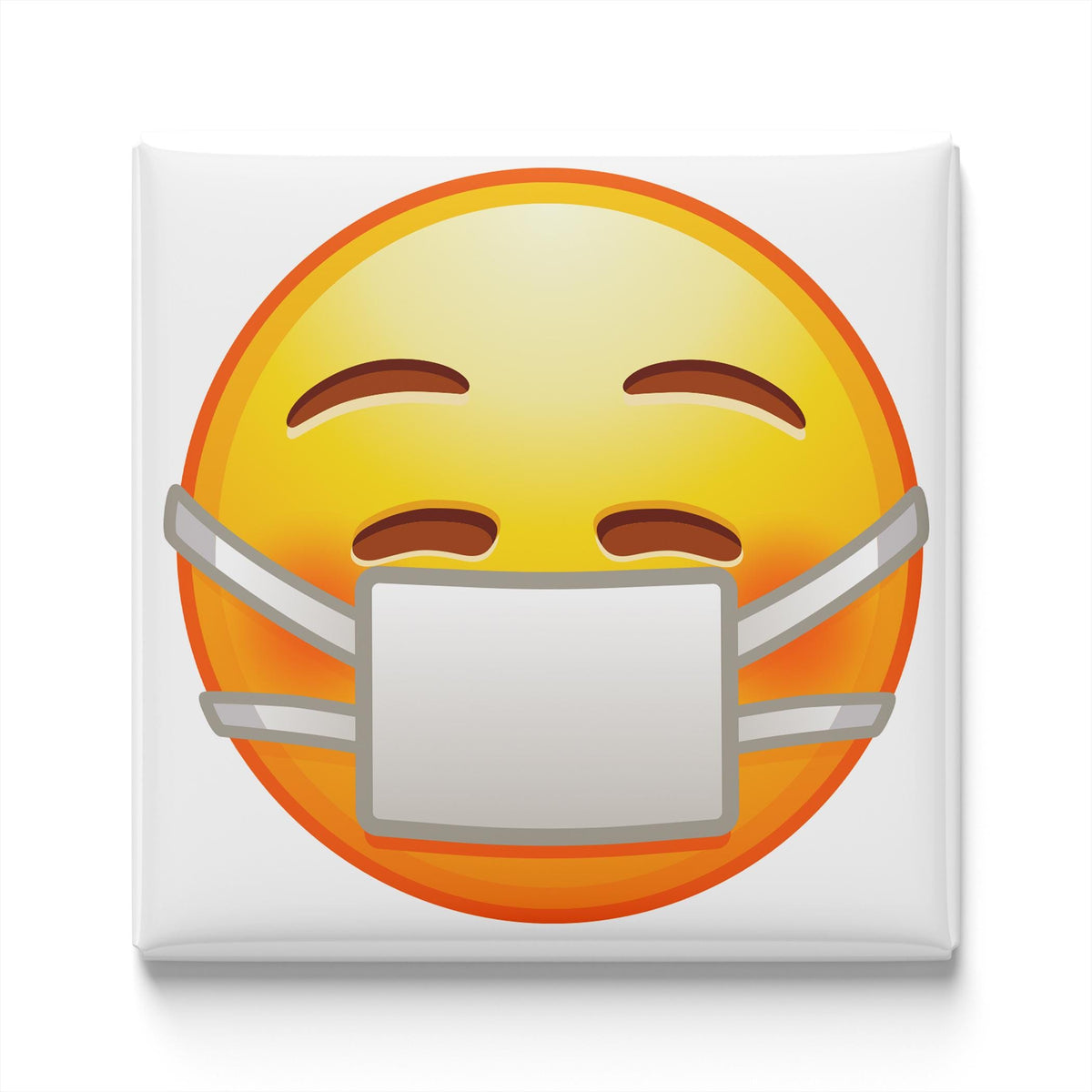Face With Medical Mask Emoji Magnet