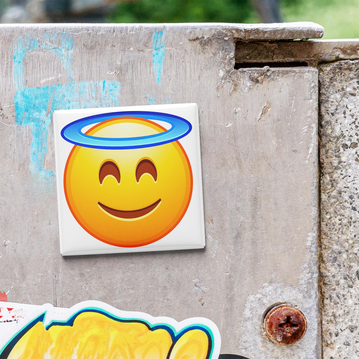 Smiling Face With Halo Emoji Magnet