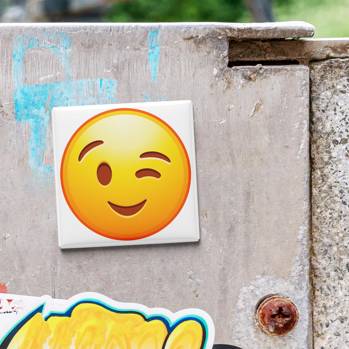 Winking Face Emoji Magnet