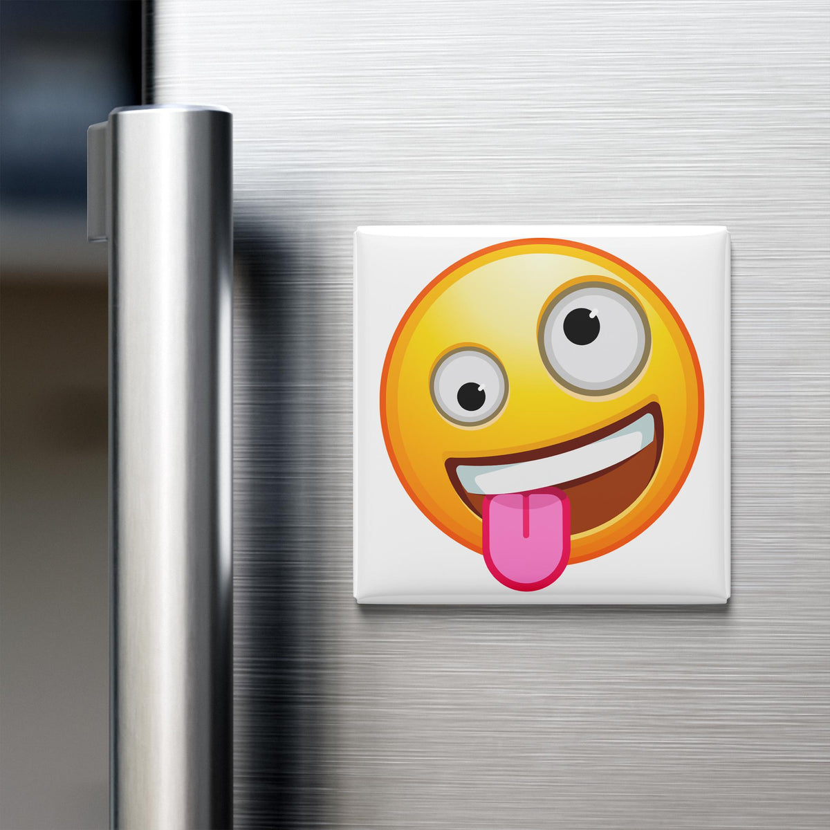 Goofy Face Emoji Magnet