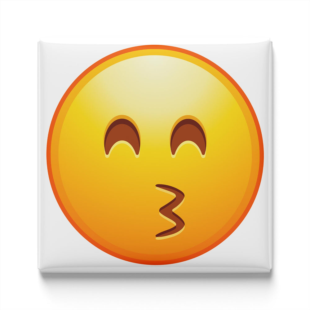 Kissing Face With Smiling Eyes Emoji Magnet