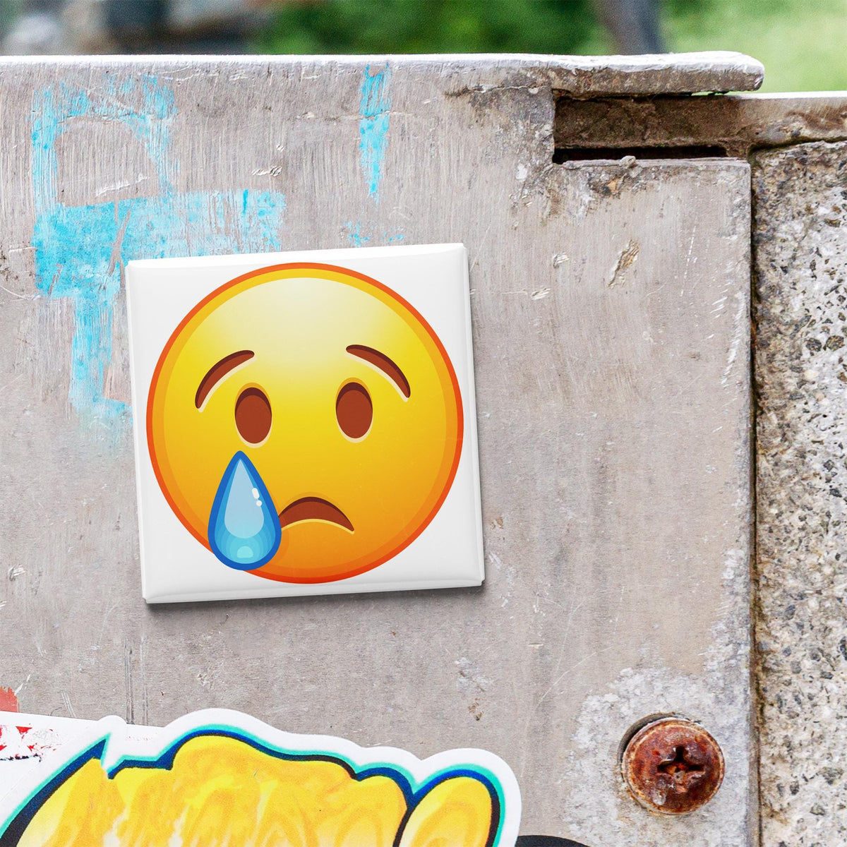 Crying Face Emoji Magnet