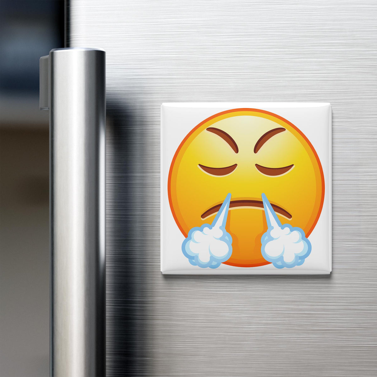Face With Steam From Nose Emoji Magnet