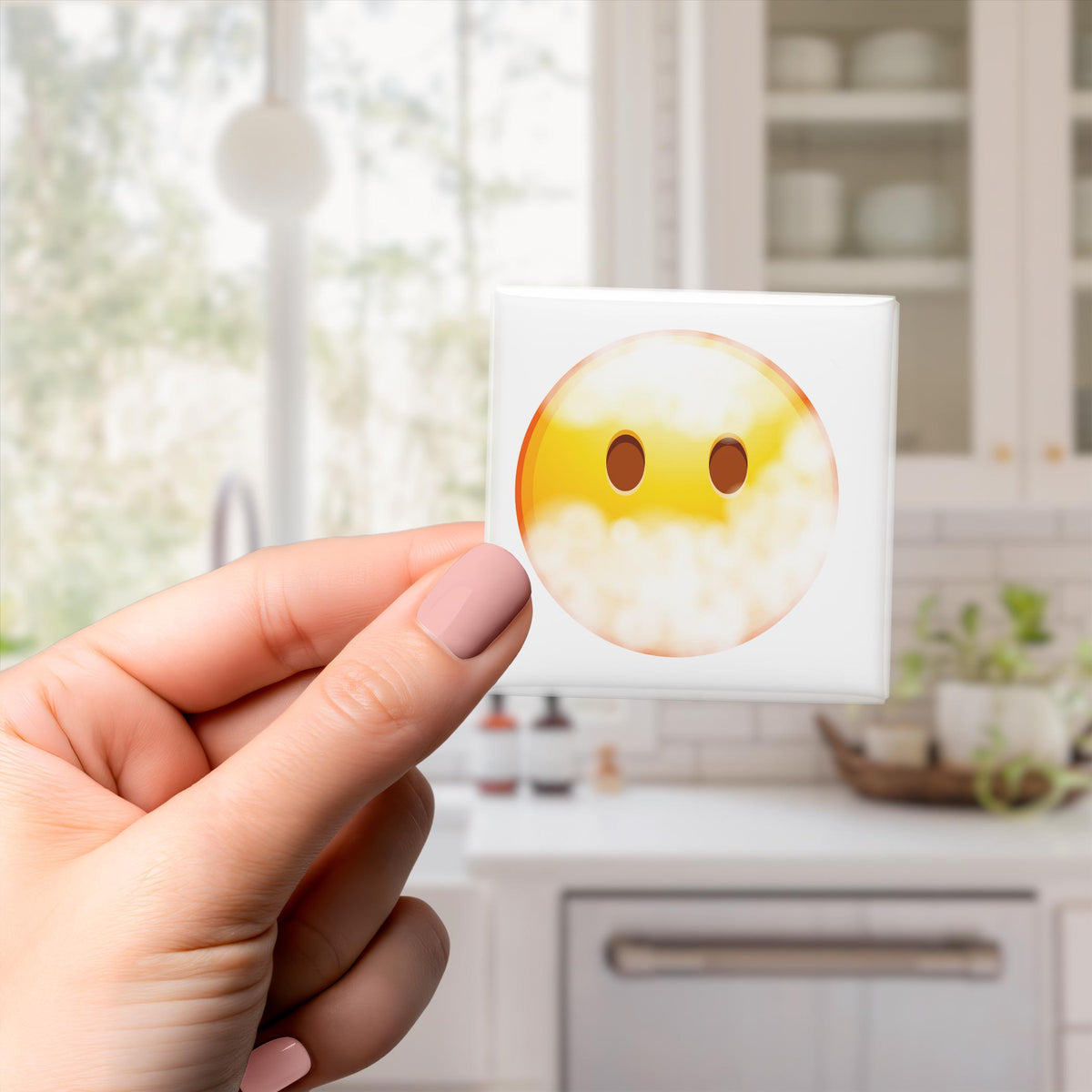 Face In Clouds Emoji Magnet