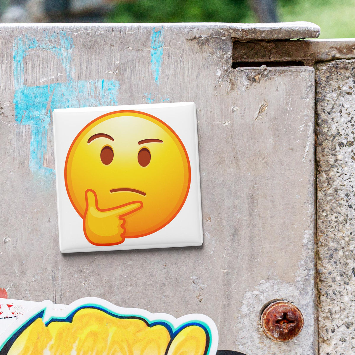 Thinking Face Emoji Magnet