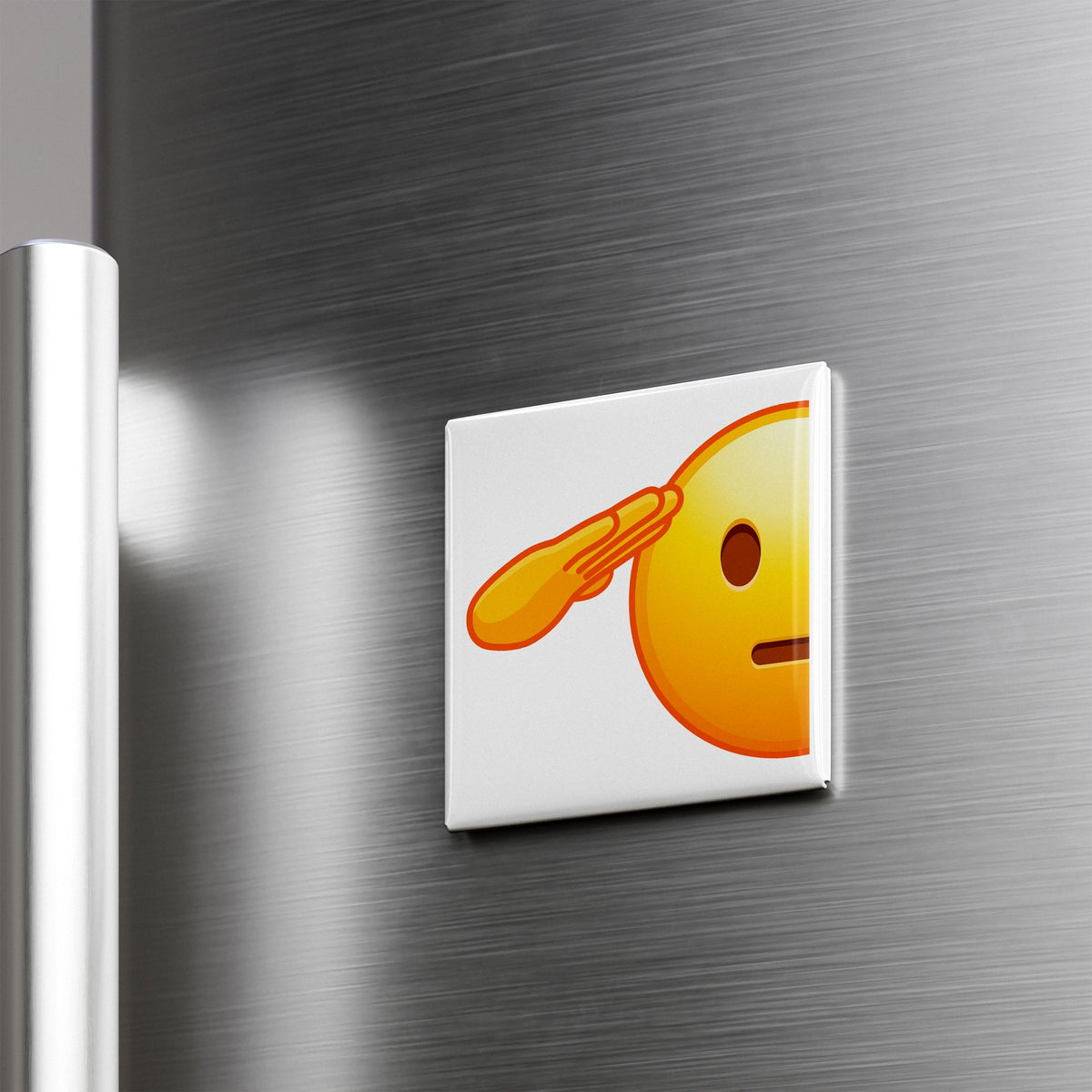 Saluting Face Emoji Magnet