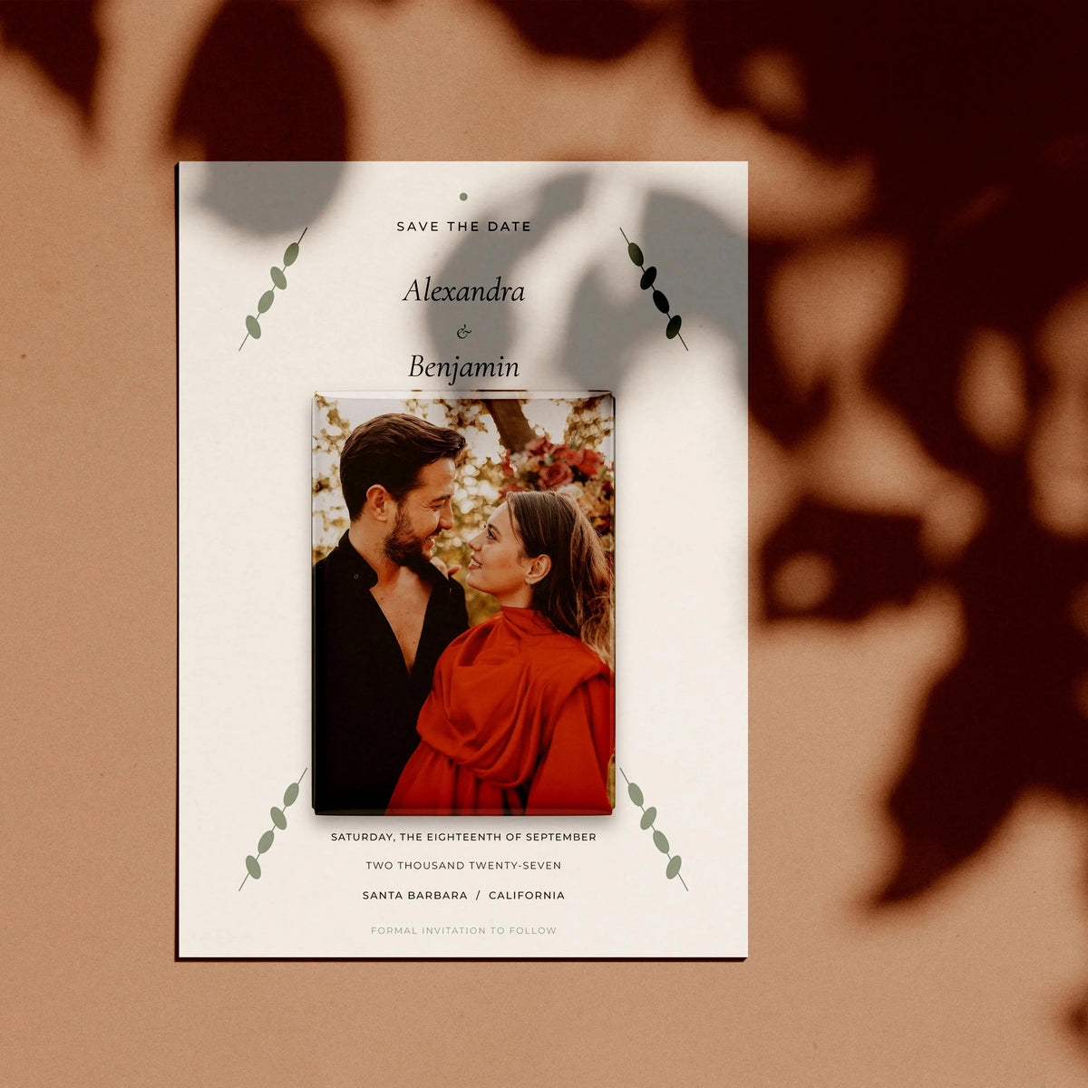 Save the Date Magnets with 5 x 7 Cards
