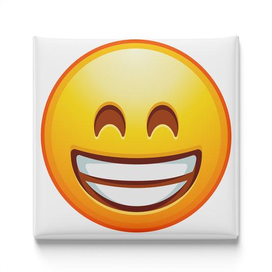 BEAMING FACE WITH SMILING EYES EMOJI MAGNET