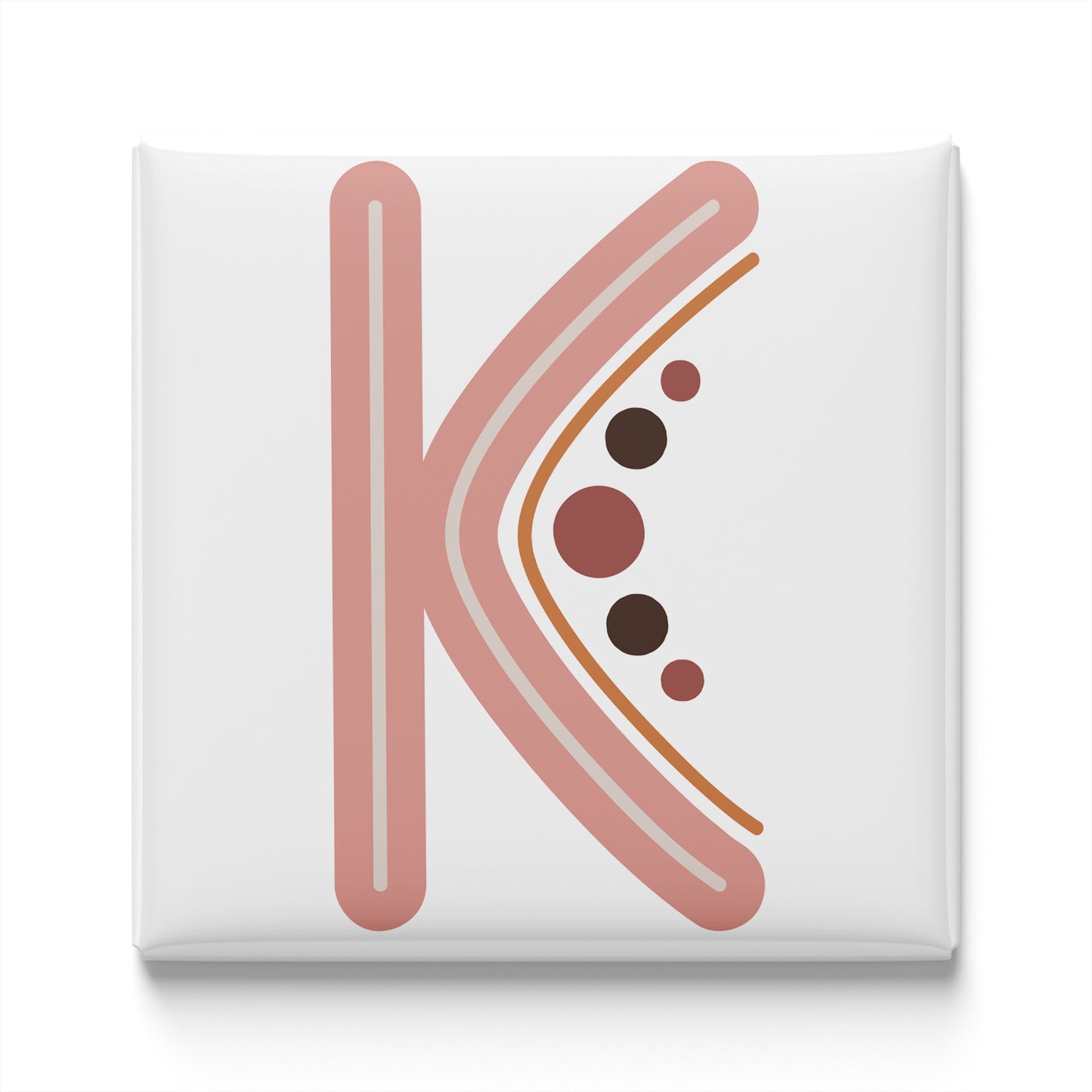 BOHO ALPHABET MAGNET – K