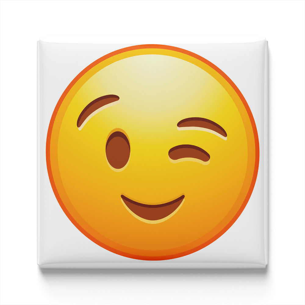 WINKING FACE EMOJI MAGNET