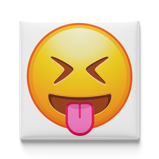 FACE WITH STUCK-OUT TONGUE AND SQUINTING EYES EMOJI MAGNET