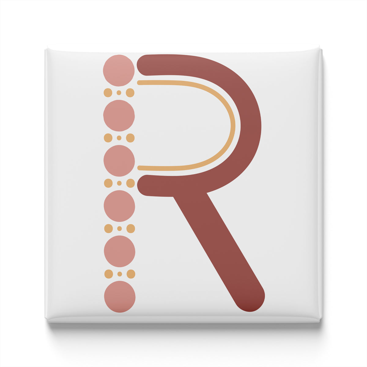 Boho Alphabet Magnet – R