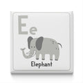 Animal Alphabet Magnet – E
