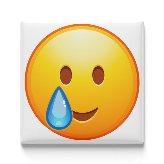 SMILING FACE WITH TEAR EMOJI MAGNET
