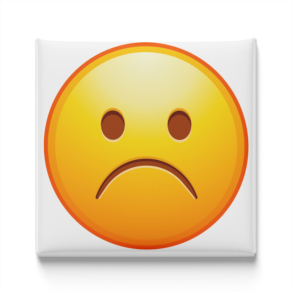 FROWNING FACE EMOJI MAGNET