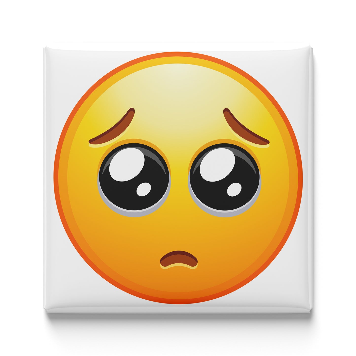PLEADING FACE EMOJI MAGNET