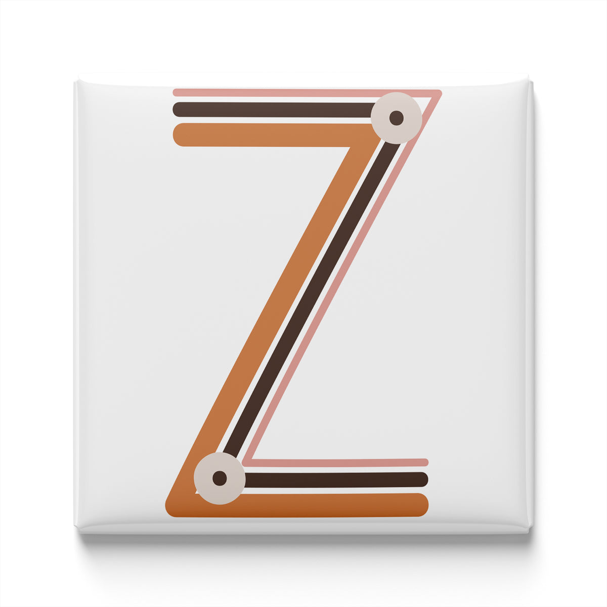 Boho Alphabet Magnet – Z