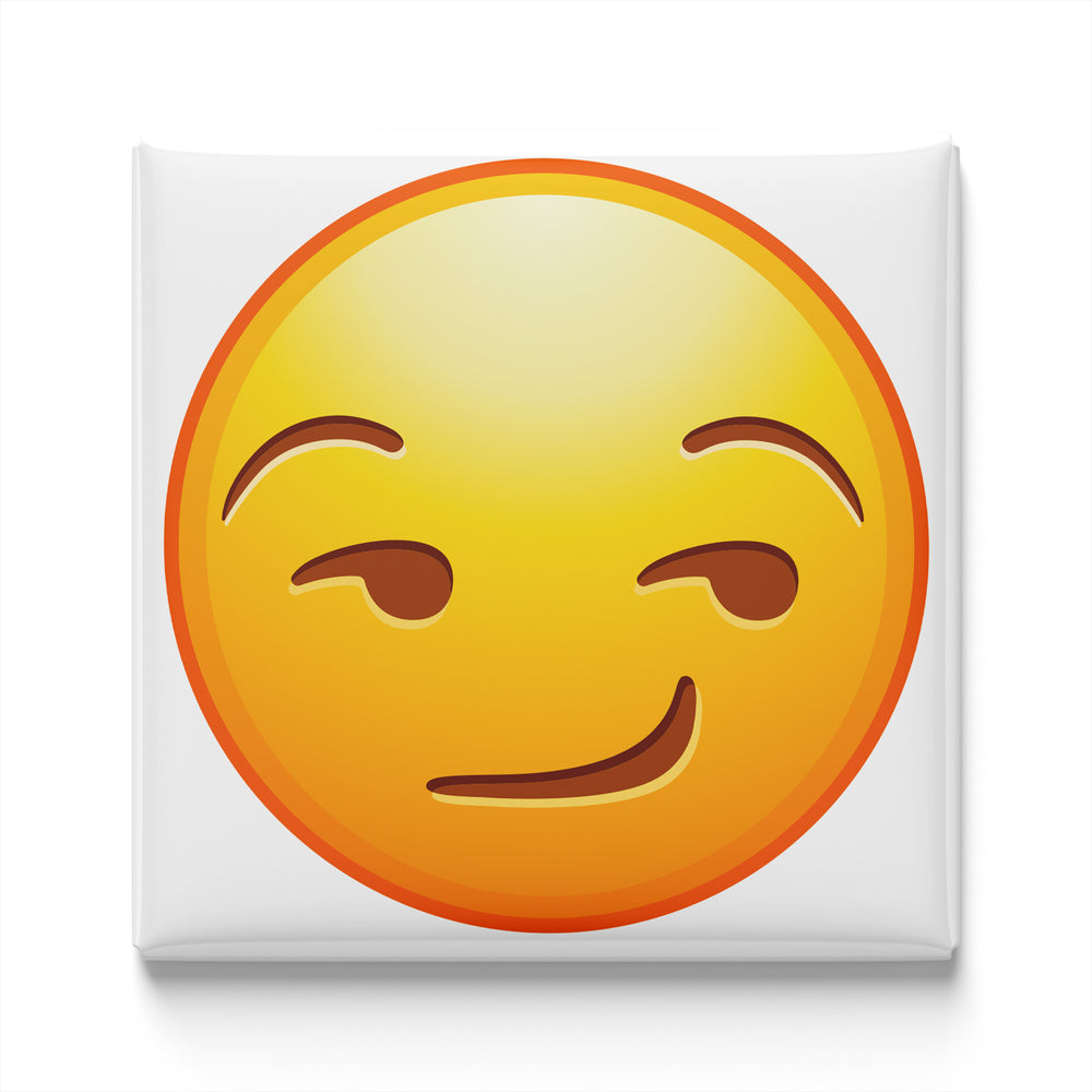 SMIRKING FACE EMOJI MAGNET