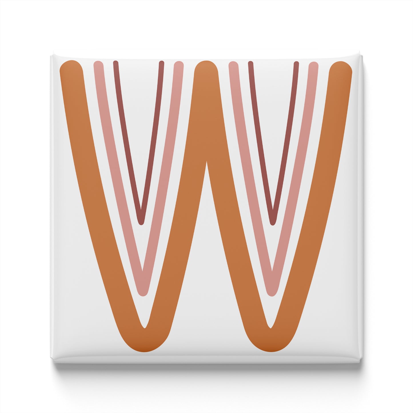 BOHO ALPHABET MAGNET – W