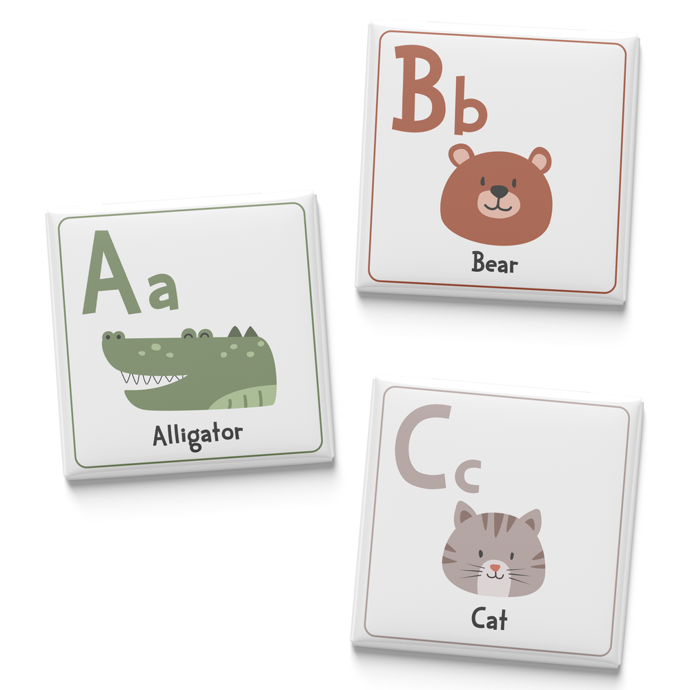 ANIMAL ALPHABET MAGNET SET (A–Z)