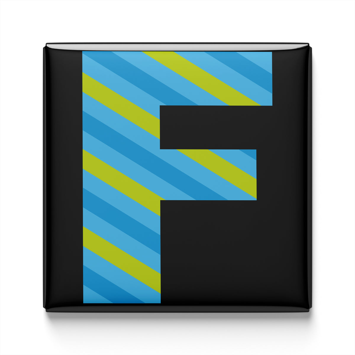 Colorful Alphabet Magnet – F