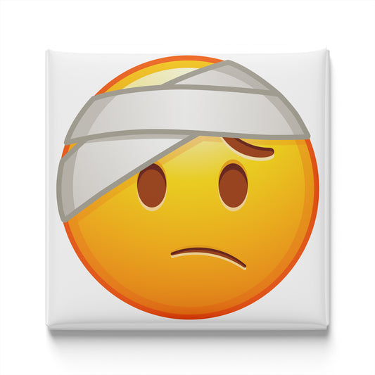 FACE WITH HEAD-BANDAGE EMOJI MAGNET