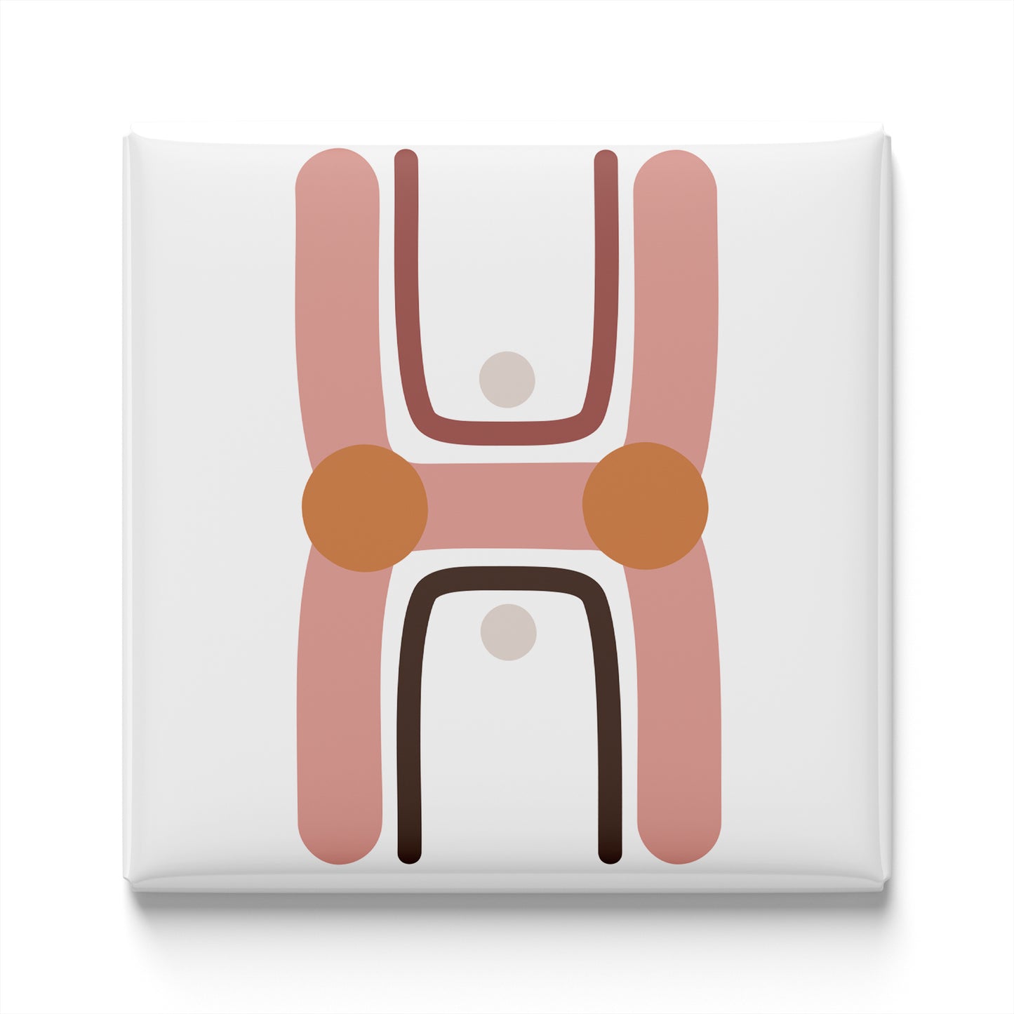 BOHO ALPHABET MAGNET – H