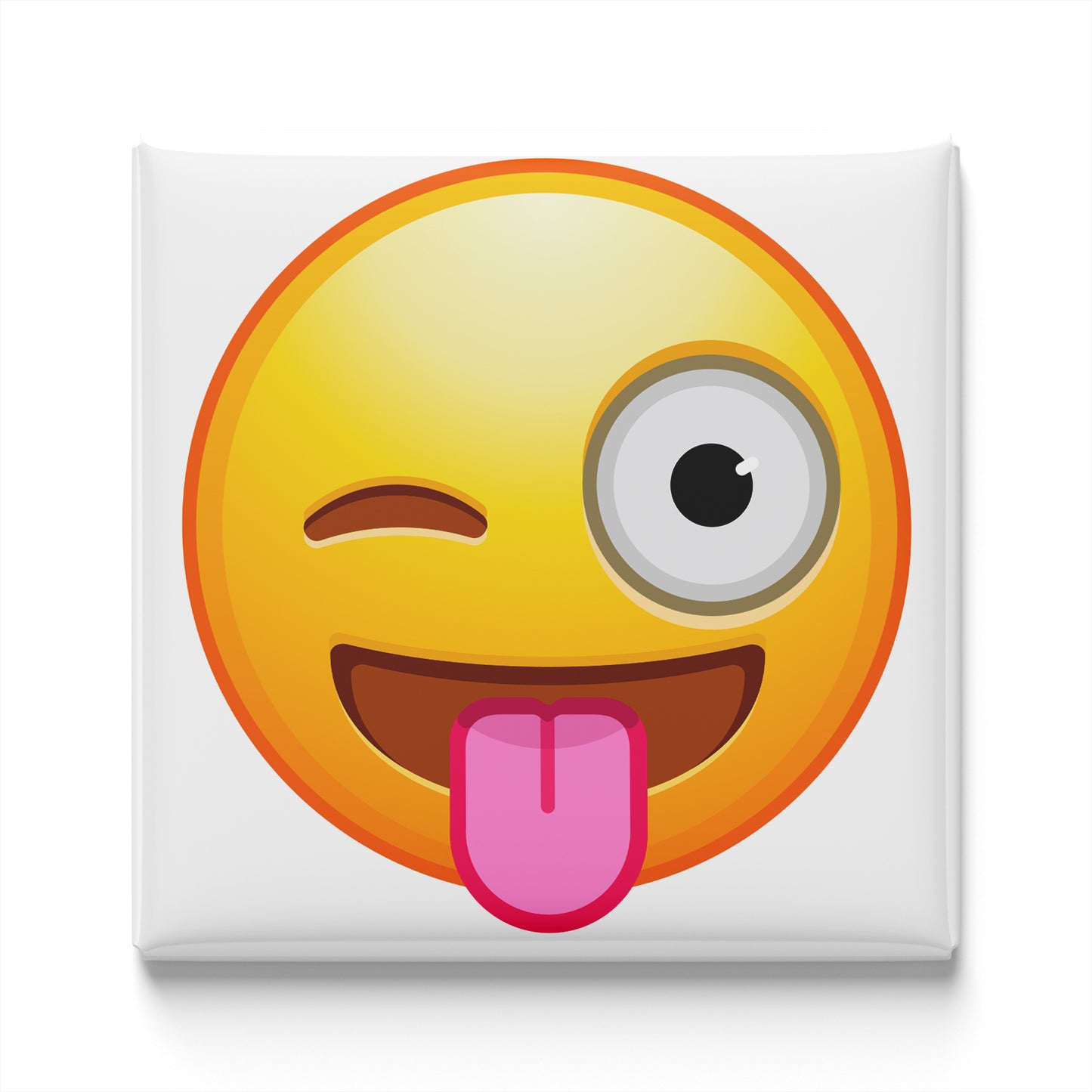WINKING FACE WITH STUCK-OUT TONGUE EMOJI MAGNET