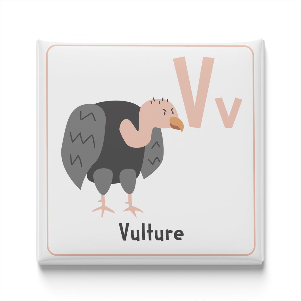 ANIMAL ALPHABET MAGNET – V