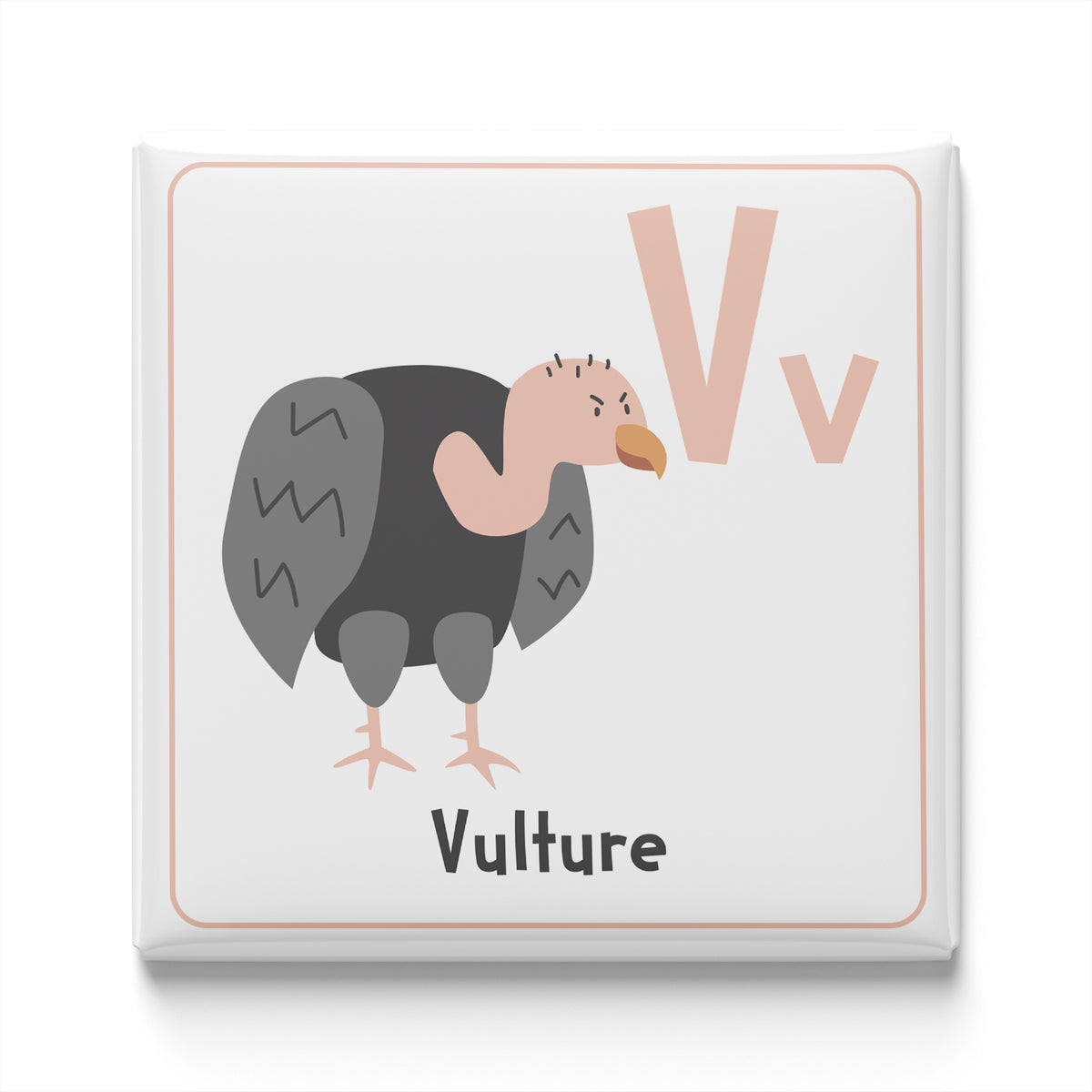 Animal Alphabet Magnet – V