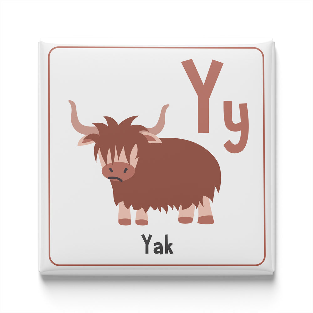 ANIMAL ALPHABET MAGNET – Y